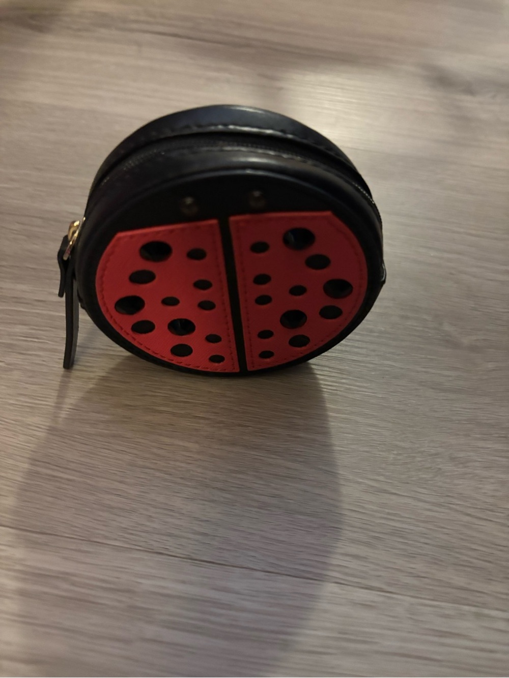 kate spade Red and Black Ladybug Round Coin Wallet - Picture 3 of 3